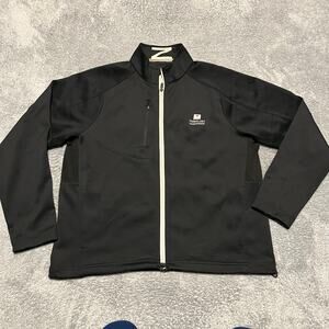 Zero Restriction Light Jacket Mens XL Black Performance Tour Series Shirt Golf